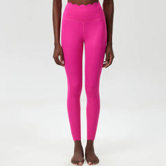 Legging Fitness Cintura Alta com Acabamento Ondulado