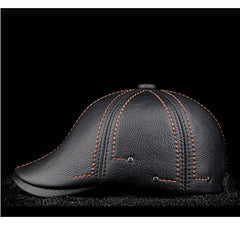 Boina Masculina Italiana de Couro SK272