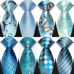 Gravata Masculina com Design Floral e Geométrico