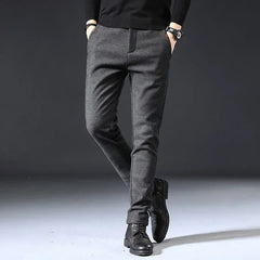 Calças Clássicas Slim Fit Masculinas SK436