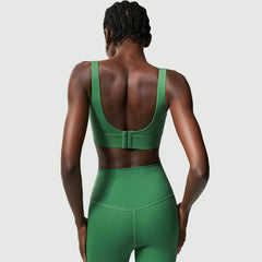 Conjunto Fitness com Top Liso e Legging Encorpada