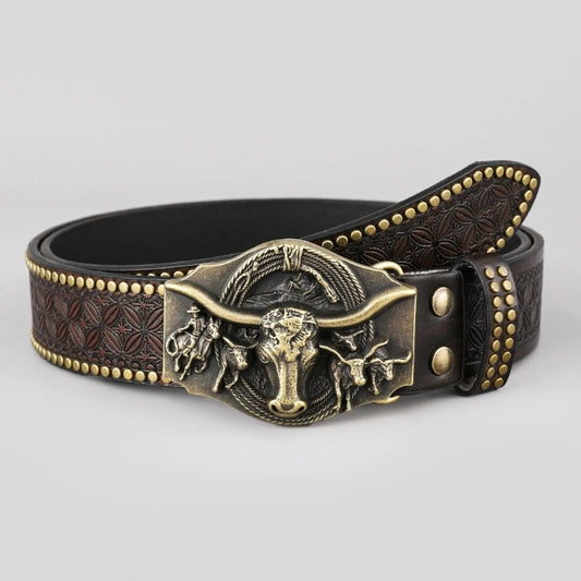 Cinto Cowboy em Couro Sparka SK610