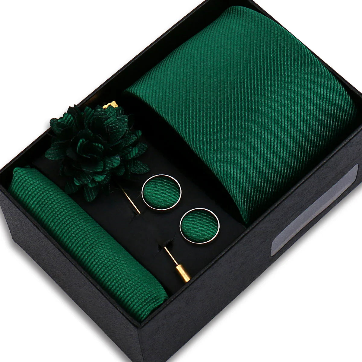 Gravata Social Masculina Verde Bandeira SK46E
