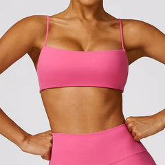 Top Fitness Minimalista com Alças Finas