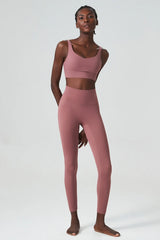 Conjunto Fitness Feminino com Top Nadador e Legging