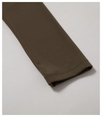 Cropped Fitness Manga Longa com Decote Quadrado
