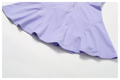 Vestido Esportivo com Saia Plissada