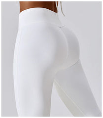 Calça Flare Fitness com Cintura Alta em V