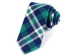 Gravata Xadrez Tartan Verde Vertino