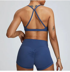 Top Fitness com Alças Finas e Decote em V