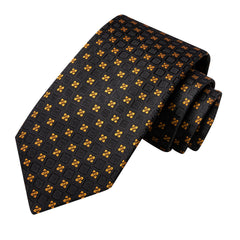 Gravata Social Luxo com Abotoaduras, Lenço e Caixa