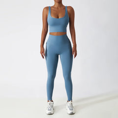 Conjunto Fitness com Top Reto e Short Modelador