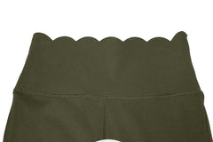 Legging Fitness Cintura Alta com Acabamento Ondulado