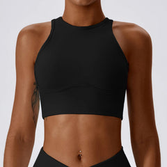 Top Cropped Nadador com Alta Sustentação