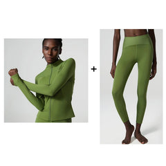 Kit Esportivo Feminino com Top, Legging e Casaco