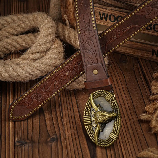 Cinto Cowboy Masculino com Fivela  Sparka SK902