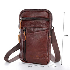 Bolsa de Ombro Masculina em Couro Sparka SK321