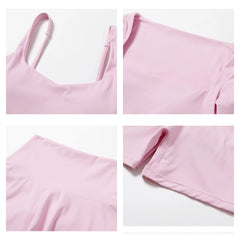 Conjunto Fitness com Top Manga Longa e Leggin