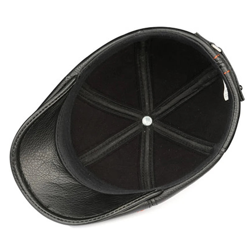 Boina Masculina Italiana de Couro SK272