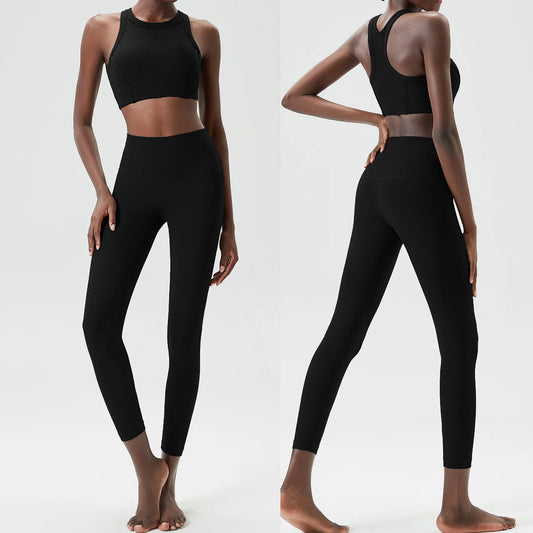 Conjunto Fitness Feminino com Top Justo e Legging