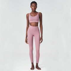 Conjunto Fitness Feminino com Top Nadador e Legging