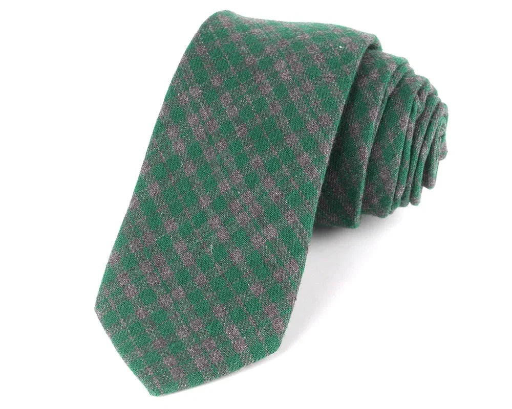 Gravata Xadrez Verde Vertino