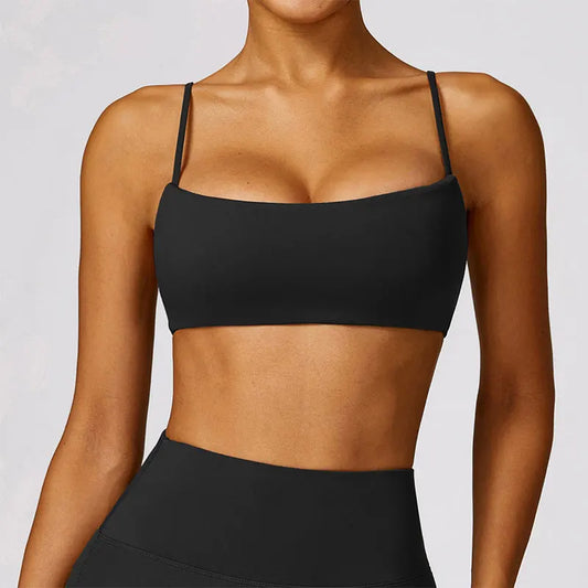 Top Fitness Minimalista com Alças Finas