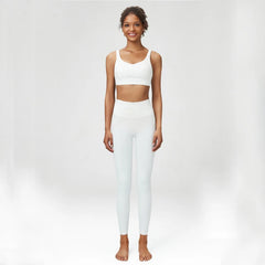 Conjunto Fitness Feminino com Top Nadador e Legging