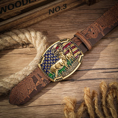 Cinto Cowboy Masculino de Couro Sparka SK728