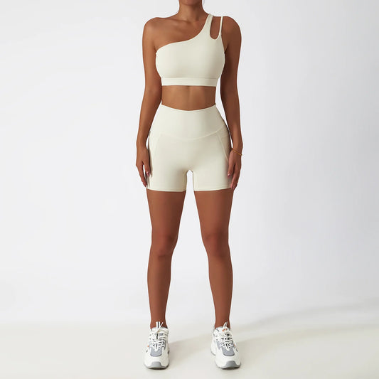 Conjunto Fitness com Top Nadador e Short Modelador